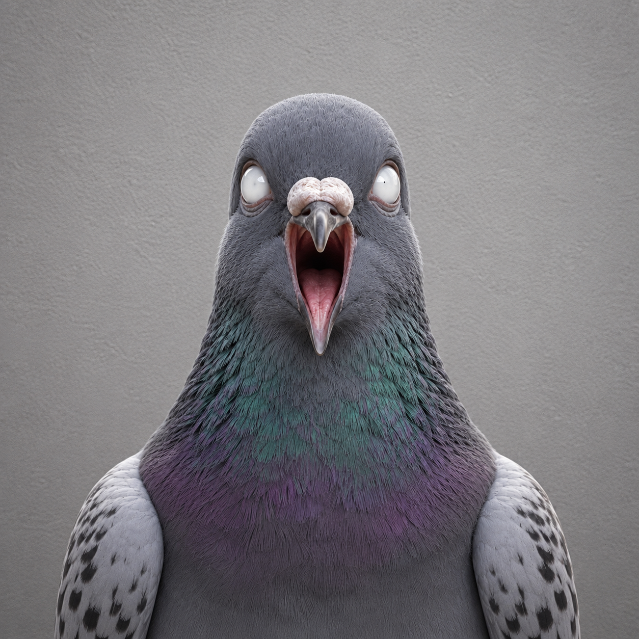 世界の真理を知った鳩