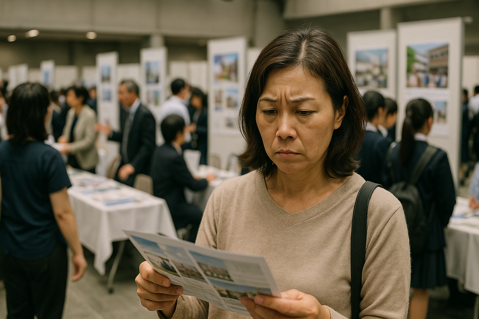 東京都私立学校展415校が集結、情報過多にざわつく保護者たち www