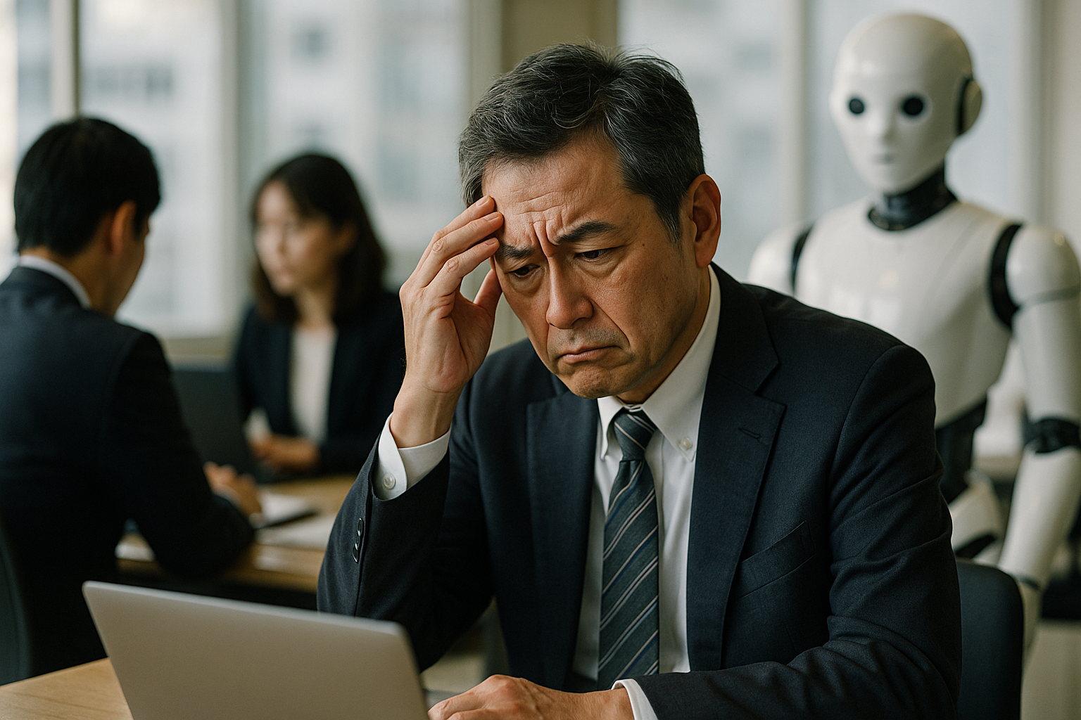 管理職の6割仕事消滅で困惑ww判断ルール作りだけ残る現実