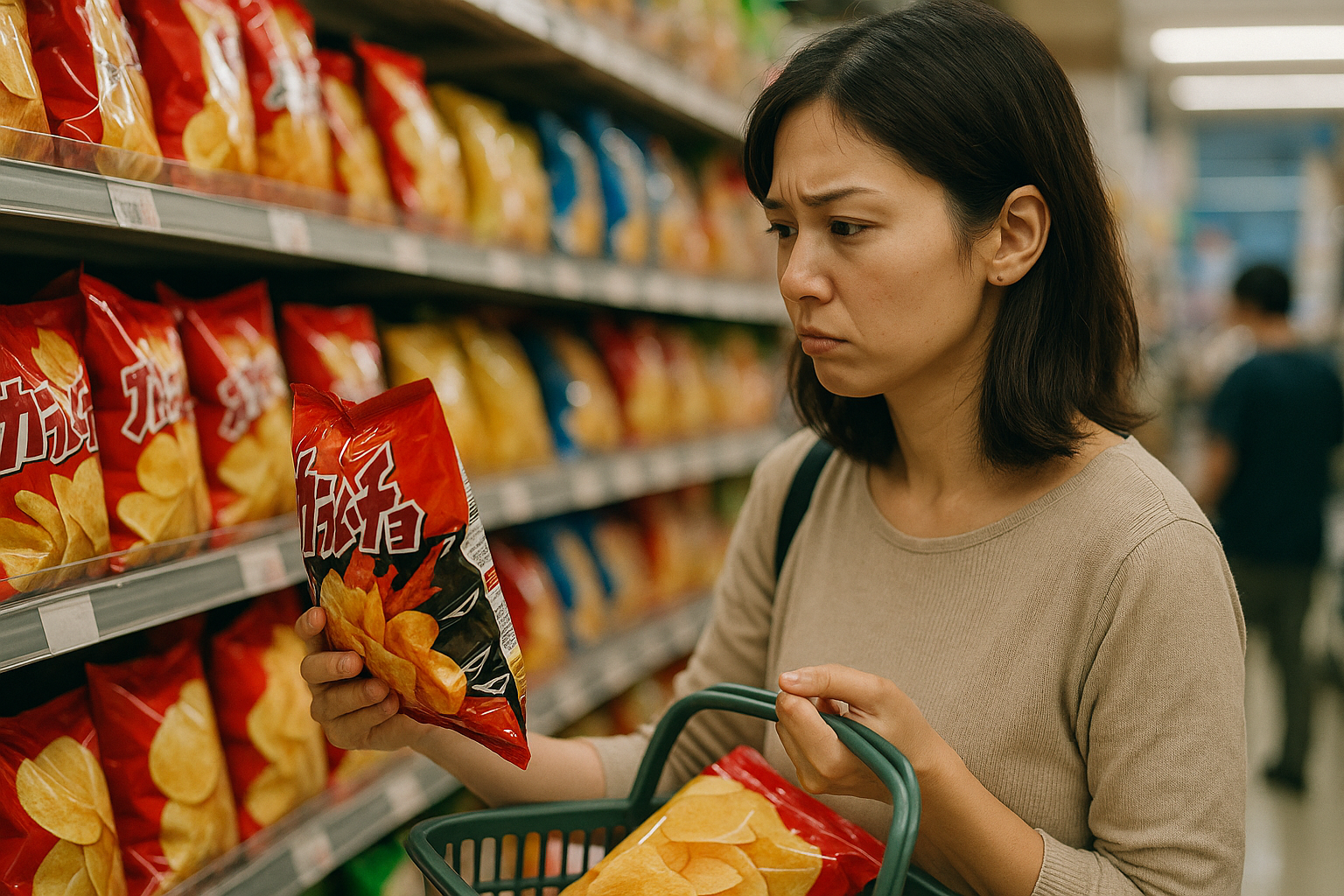 カラムーチョ値上げでスナック棚が寂しくなる