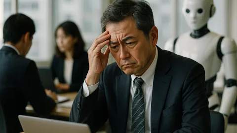 管理職の6割仕事消滅で困惑ww判断ルール作りだけ残る現実