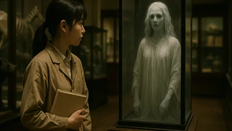 少女が怪異に挑む？博物館で何が起きてるんだ…