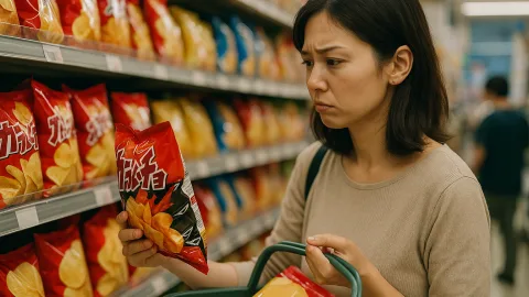 カラムーチョ値上げでスナック棚が寂しくなる